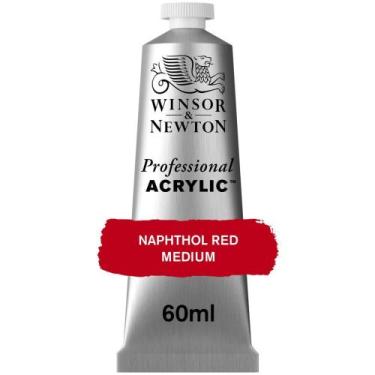 Imagem de Tinta Acrílica Professional Winsor 60ml 423 Napht Red Medium - Winsor 