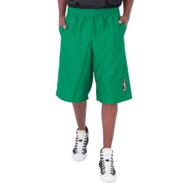 Imagem de Bermuda Basquete Masculina M10 Performance Heavy, Verde, GG