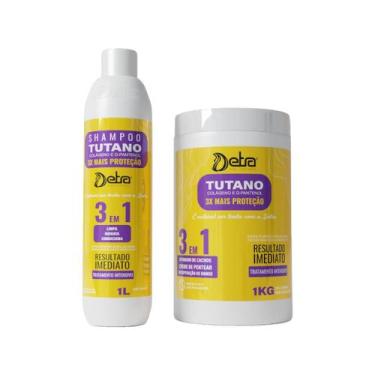 Imagem de Creme De Pentear + Shampoo Ativador Cachos Linha Tutano 1 Kg Detra