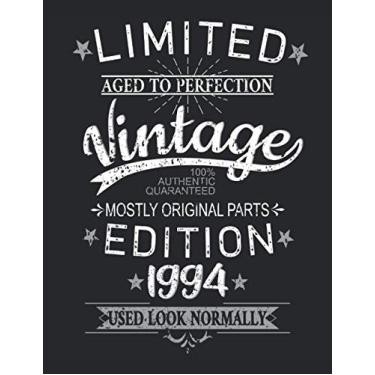 Imagem de 27. Geburtstag Limited 27 Jahre Edition 1994 Graphic Deko Vintage: RÄTSELBUCH - Lustiges Retro Geburtstags Geschenk, Geschenkidee - A4 (8,5x11) - 101 ... Sketch, Planer, Geburtstag, Jahrgang, Spruch