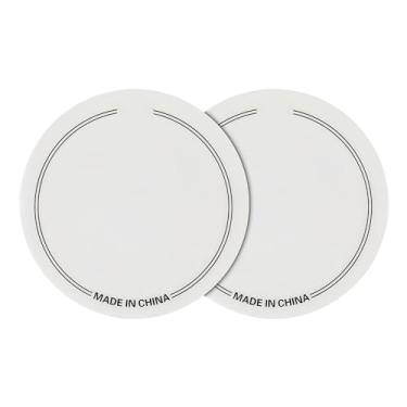 Imagem de Musiin Versão de filme fino de reforço de cabeça, patch de reforço de bumbo para proteção antidesgaste para evitar quebras (2 pacotes de pedal único)