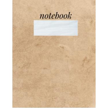 Imagem de notebook college ruled 8.5 x 11 120 pages: size: 8.5 × 11 in (21.59 × 27.94 cm) Cover: bright pager :120