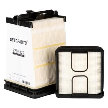 Imagem de GETOPAUTO Kit de filtro de ar interno e externo 7221934 e 7286322(7221933) adequado para carregadeiras de trilho Bobcat T450 T550 T590 e minicarregadeiras S450 S510 S530 S550 S570
