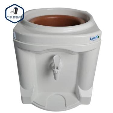 Imagem de Suporte p/ galão de água 10/20l com cuba de barro - GMOLD, Branco