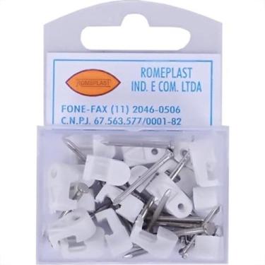 Imagem de Grampo Fixa Fio Tipo Garra Romeplast 16/18 N2 Com 20 Pecas