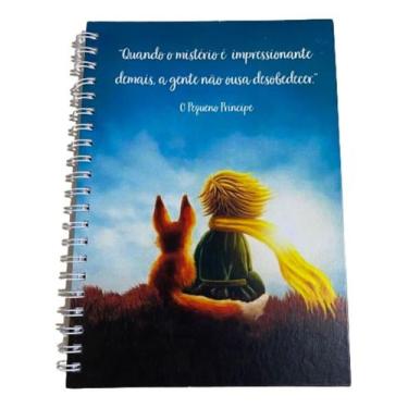Imagem de Caderno Universitário Pequeno Príncipe Frases Mistério 100fls 1mt - Se