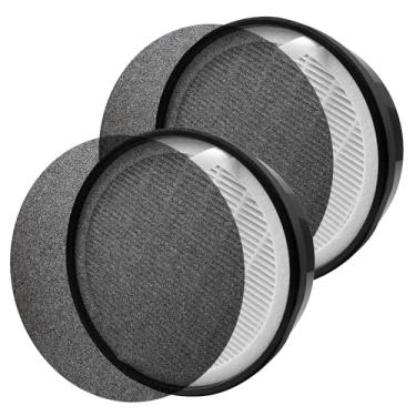 Imagem de Filtro de substituição LV-H132 para purificador de ar Levoit LV-H132, filtro de carbono ativado HEPA 3 em 1, pacote com 2, peça de substituição # LV-H132-RF