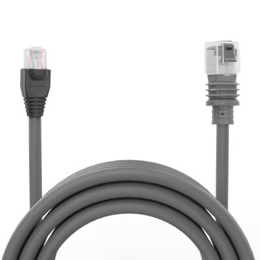 Imagem de Mini Cabo Ethernet Starlink, Substituição de Extensão de Cabo Ethernet para Antena Padrão de Satélite Retangular, à Prova D'água Ao Ar Livre, 1200mpbs