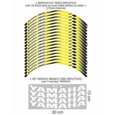 Imagem de Adesivo Kit Friso Refletivo E Kit Plotter Fazer 150cc Yamaha - Resitan