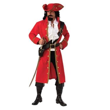 Imagem de Rubies Fantasia masculina de capitão pirata da coleção Opus, Conforme mostrado., GG