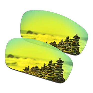 Imagem de Lentes de substituição masculinas SmartVLT para óculos de sol Oakley Splinter – Mais opções, 24k Gold, One Size