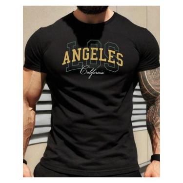 Imagem de Camiseta Masculina Los Angeles California - Algodão Premium, Estilo Ur