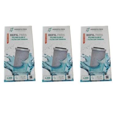 Imagem de Kit 03 Un Refil Origin P/filtros Hidrofiltros Pou 5 80l/h