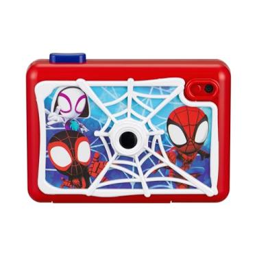 Imagem de ekids Câmera infantil Spidey and His Amazing Friends com cartão SD, câmera digital para crianças com câmera de vídeo, adesivos digitais integrados
