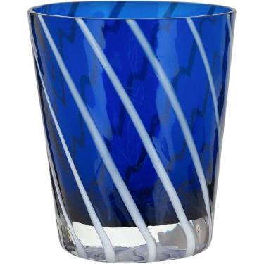 Imagem de JOGO 6 PEÇAS COPO VIDRO 350ml 10x9x9cm AZUL