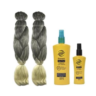 Imagem de Kit 2 Jumbo Para Trança 399g + Shampoo e Tônico Super Fresh - Ser Mulh