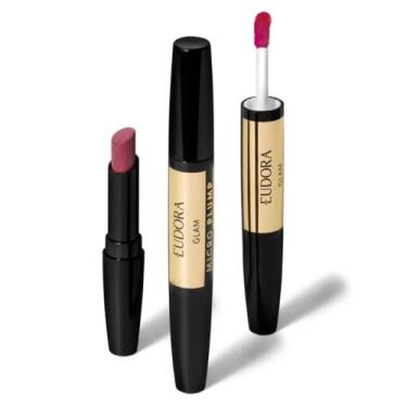 Imagem de Batom Duo Eudora Glam Micro Plump Batom Duo Rosado Nobre 1,8g Rosado N