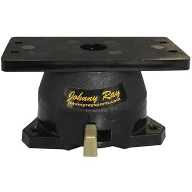 Imagem de Johnny Ray JR-207 Marine Suporte giratório para ultrassom portátil, 3,25 x 14,5 cm, acabamento preto