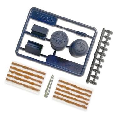 Imagem de Clever Standard Kit de reparo de pneu sem câmara de ar para bicicleta MTB e pneus de estrada, melhor escolha para motociclistas, ferramenta de encaixe e plugues, conserte um furo ou plano, rápido, 5