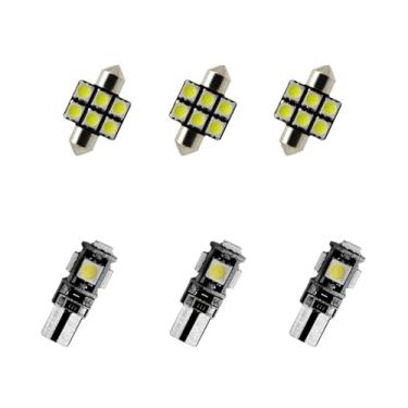 Imagem de 8X-SPEED Kit de lâmpadas interiores LED 5050 6 peças adequado para Subaru BRZ MK1 2013–2021, porta-luvas de leitura de cúpula, porta-malas, espelho de vaidade, luzes de viseira de sol