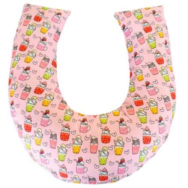 Imagem de Almofada Amamentação para Bebê Menina Sublimado - Carinha de Anjo, Cup