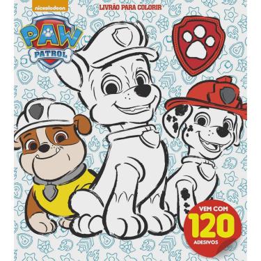 Imagem de Livro Patrulha Canina Para Colorir com 120 Adesivos