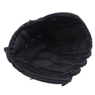 Imagem de Luva de beisebol para crianças/jovens/adultos desportos ao ar livre luva de beisebol equipamento de prática de softball tamanho 9,5/10,5/11,5/12,5 mão esquerda para homem adulto mulher treino B