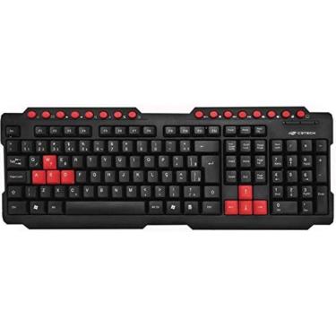 Imagem de Teclado Gammer Multimidia Usb Preto/Vermelho