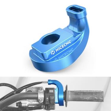 Imagem de NICECNC Blue 57100-14D00 Protetor de carcaça do acelerador compatível com Suzuki DRZ400/DRZ400E/DRZ400S/DRZ400SM 2000 2001 2002 2003 2004-2021 2022 2023 2024 Ver compatibilidade