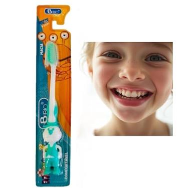 Imagem de Escova de Dentes Infantil em Formato de Coelho – Cerdas Macias em Nylon (Cores Sortidas)