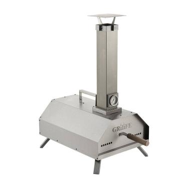 Imagem de Forno de pizza portátil a carvão Broiler aço inoxidável