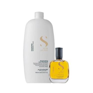 Imagem de Kit Alfaparf SDL Diamond - Shampoo 1000ml + Óleo 50ml - ALFAPARF MILAN