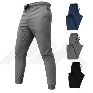 Imagem de Calça Esportiva Elastano Dry Fit - RM Fabricacao, GG, Cinza