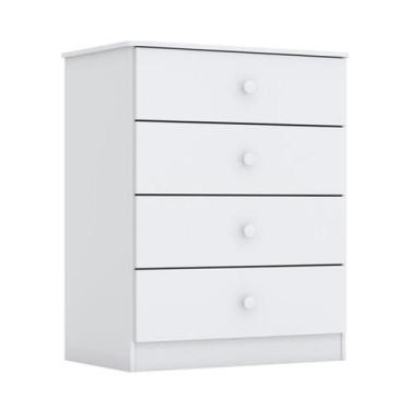 Imagem de Cômoda Infantil Amarelinha 4 GV Branca - Henn