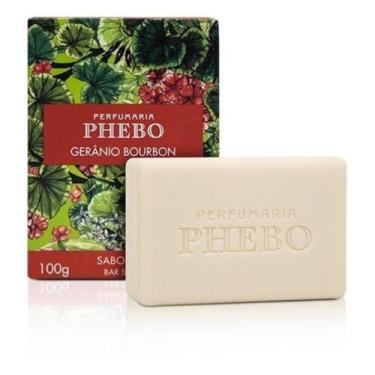 Imagem de Sabonete Em Barra Cremoso Gerânio Bourbon Phebo 100g