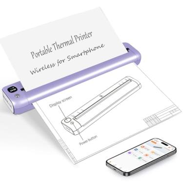 Imagem de Rongta Impressora portátil sem fio para viagens, Bluetooth WiFi, impressoras térmicas sem tinta para 21,6 cm x 28 cm, letra EUA e tamanho A4, compatível com Android, iOS, telefone, Mac, Windows