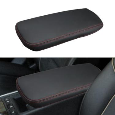 Imagem de INTGET Capa para console central Chevy Impala couro com almofada fina para Chevrolet Chevy Impala acessórios interior do carro console médio capa apoio de braço 2014 2015 2016 2017 2018 2019 2020