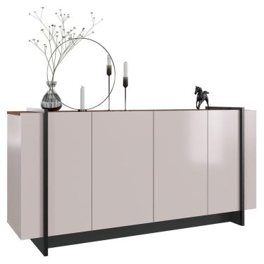 Imagem de Balcão Buffet Copacabana Off White/nogueira - Colibri