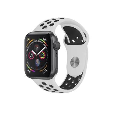 Imagem de Pulseira Para Apple Watch 38Mm /40Mm Armor Running - Branco E Preto - Gshield