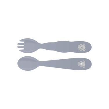 Imagem de Jogo De Talheres Infantil Le Petit Cinza 2pçs - Tramontina