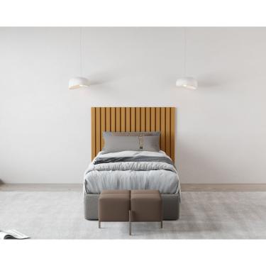 Imagem de Cabeceira Ripada Maracá 113x105 Cm Solteiro Nature