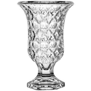 Imagem de Vaso Angélica Cristal Com Pé 23,5x15 Transparente