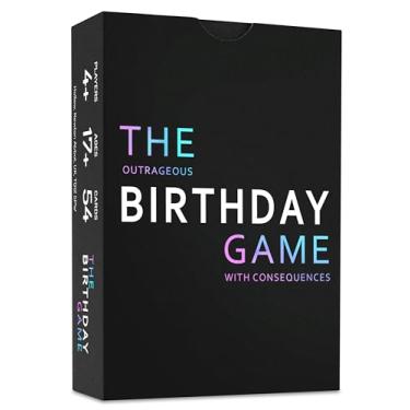 Imagem de The Outrageous Birthday Card Game with Consequences | Birthday Gifts for Women & Men, Party Gift Ideas for Him or Her | Adult Games for Birthdays, Parties, Boyfriend and Girlfriend | 4+ Players