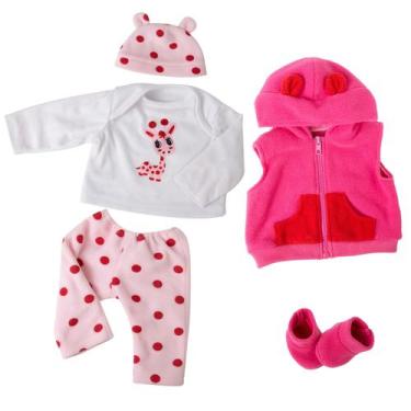 Imagem de Roupas para bonecas Reborn EKOKIZ Girl 43-56cm de poliéster