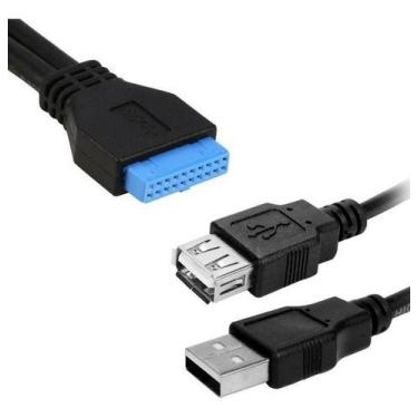 Imagem de Cabo Hd Interno Adaptador Usb 3.0 Placa Mãe Pendrive Pc - Aev Imports
