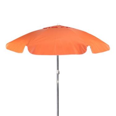 Imagem de Guarda-sol em Bagum e Haste de Alumínio 1,80m Laranja Bel, 1,80m