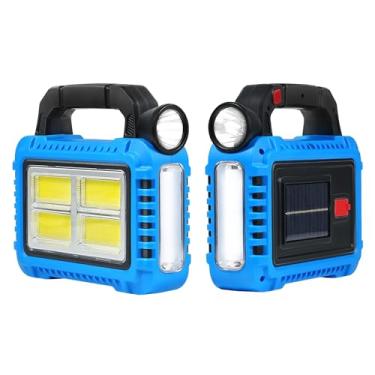 Imagem de TANSOREN Pacote Com 2 Lanternas Solares, Lanterna Led Para Quedas De Energia, Luzes Portáteis Acampamento, Emergência Barracas Alimentadas Por Bateria Recarregável, Furacões, Kits Sobrevivência, Lâm