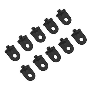 Imagem de Clipes de Estufa, 10 PCs Plant Plant ER Planging Clips Set Set Cestos Pendurados para Ferramentas de Ferramentas de Jardim de Planta de Planta de Pano de Pano de para Estufa (Preto)