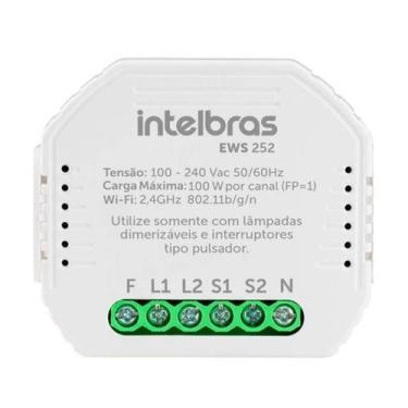 Imagem de Interruptor Controlador Dimmer Smart Wi-Fi Intelbras Ews 252
