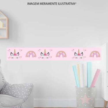 Imagem de Adesivo De Parede Faixa Unicórnio - Lojinha Da Luc Adesivos